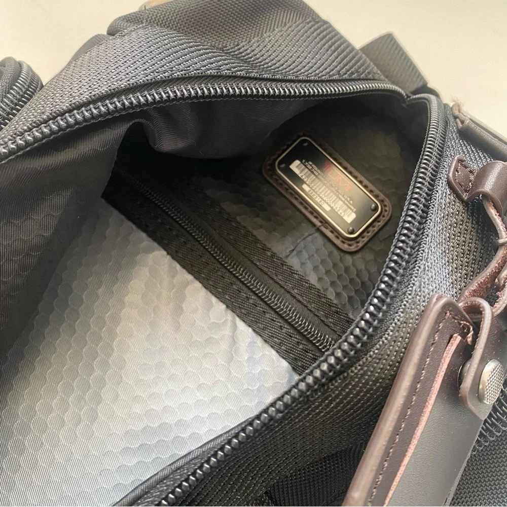 TUMI Black and Brown Men's Bag